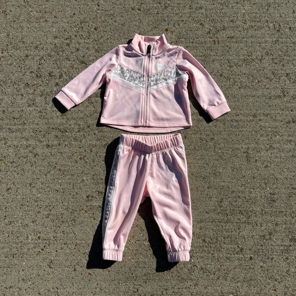 Nike Pink Baby Tracksuit
